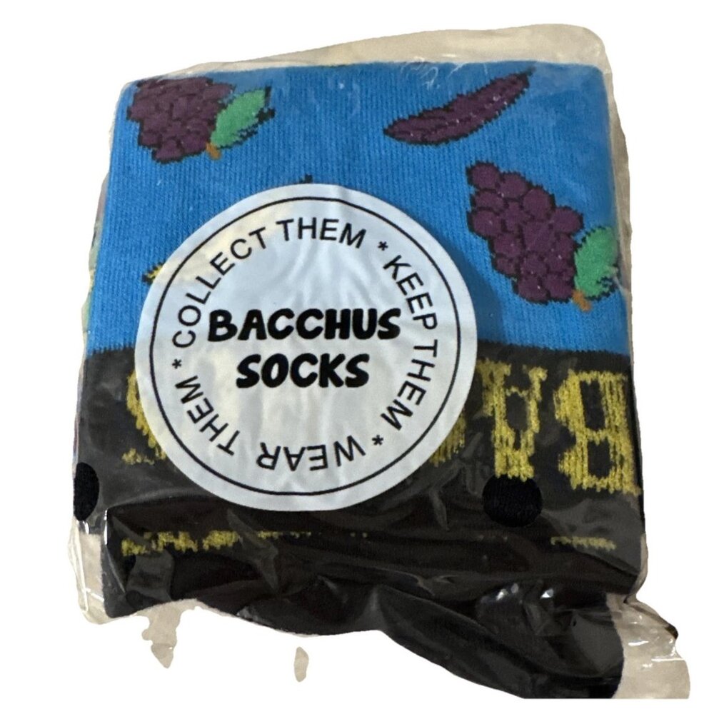 NEW!! 2025 Krewe Of Bacchus Float Socks (Super Sunday) Float 12